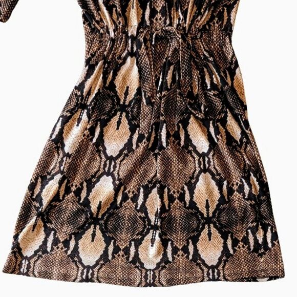 White House Black Market Python Snake Print Dress XS - Picture 7 of 12